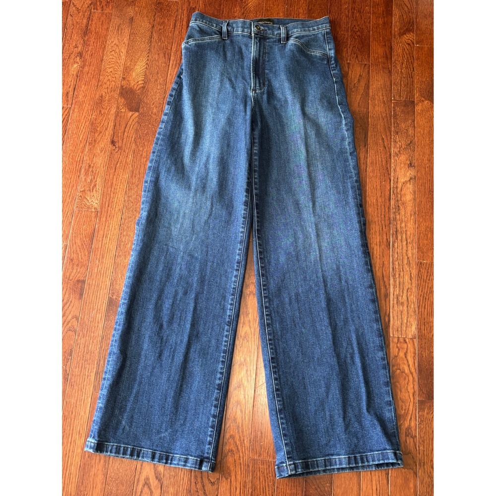 Favorite Daughter The Mischa Super High Rise Wide Leg Jeans Columbia Wash 28